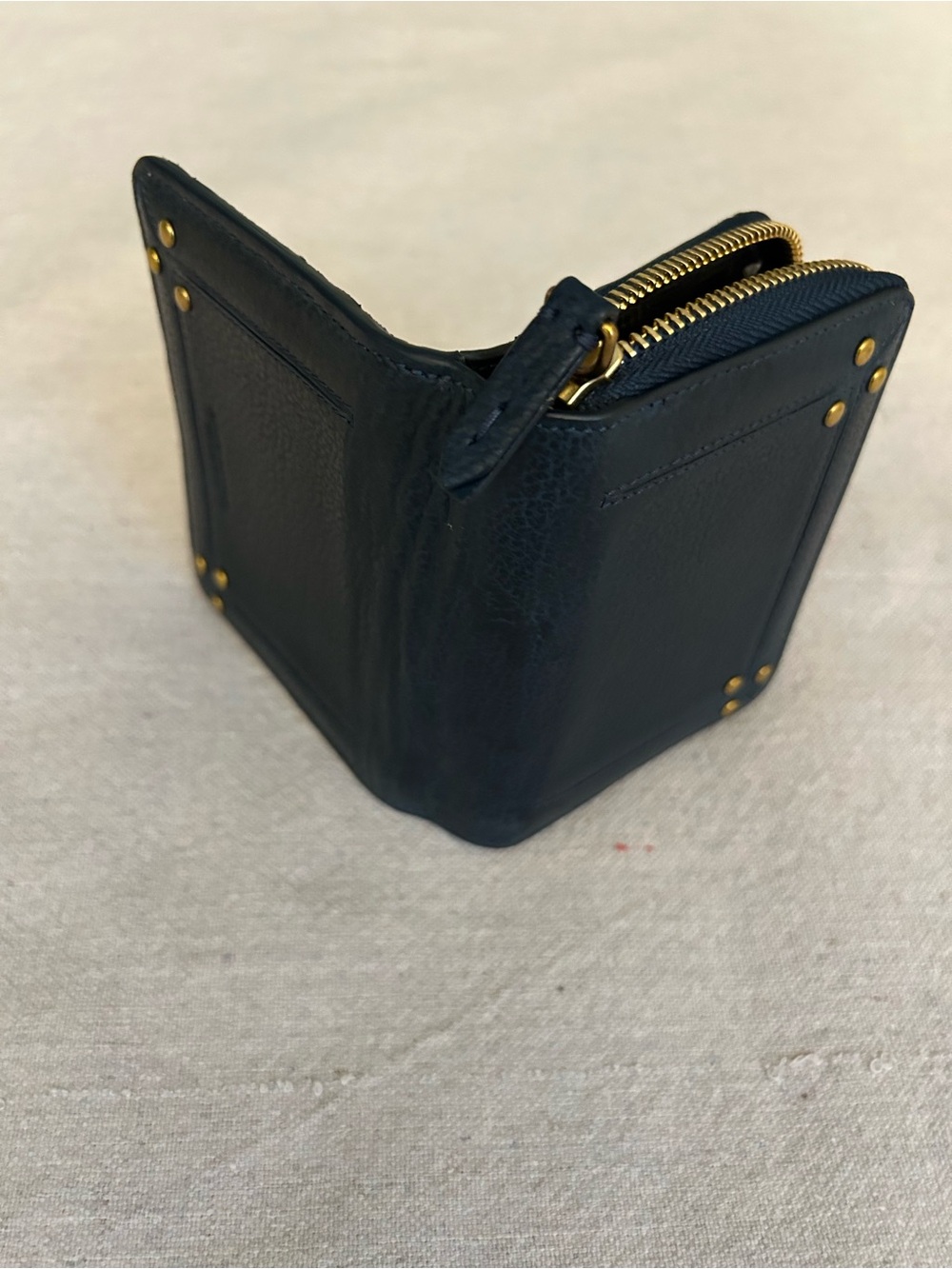 Jerome Dreyfuss André Bubble Night Blue Lambskin Wallet - Picture 8 of 10